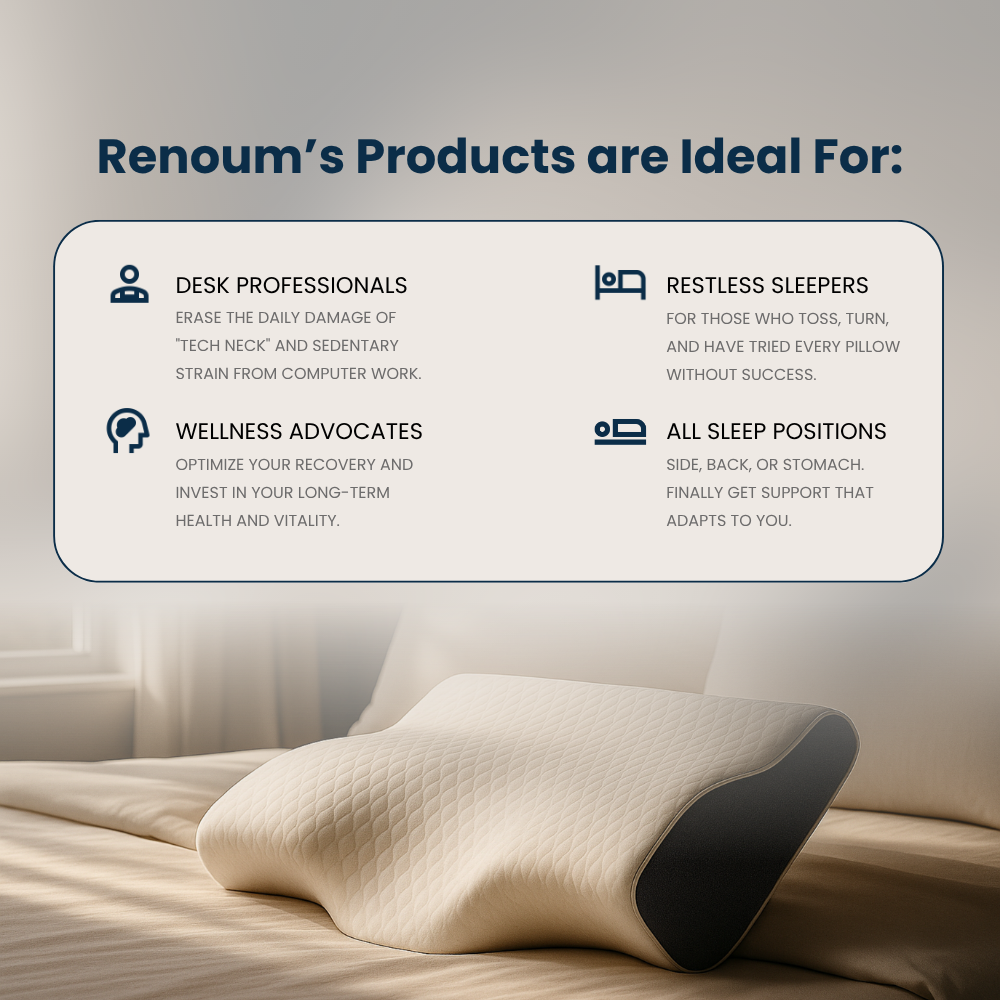 The Renoum Adaptive Relief Pillow